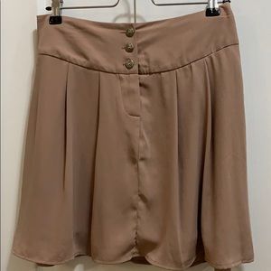 BOGO Beige Chiffon Twik Skirt Double Layer
